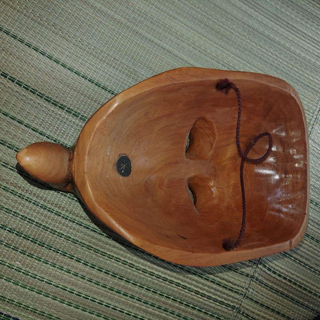 Amazon.co.jp: 翁木製仮面 能面 縁起物 伝統芸能 : おもちゃ